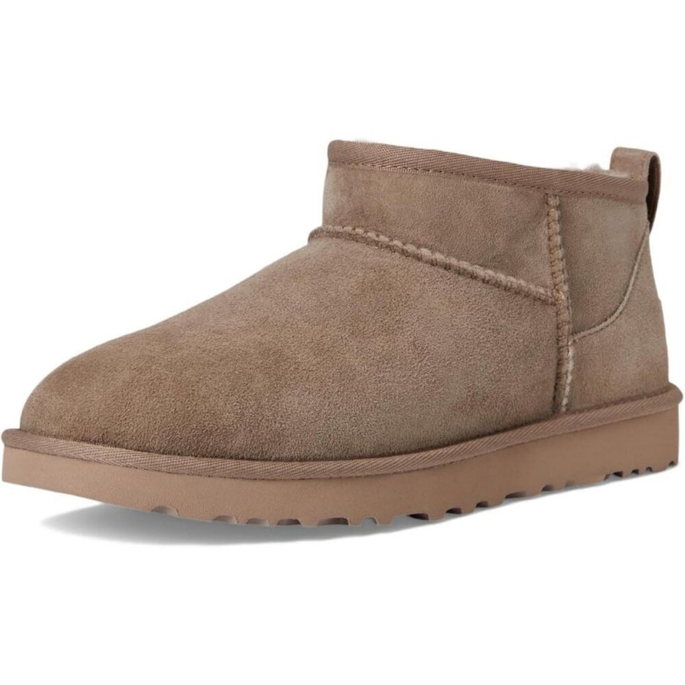 UGG Women's Caribou Rounded Toe Sheepskin Lining Classic Ultra Mini Boot